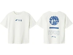 Name It cloud dancer/limoges printet t-shirt